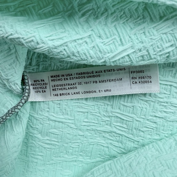 Free People Beach The Sonny Swim Tee Top Women's L Large Green Surfer - Picture 4 of 7